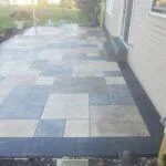 Chattanooga, TN Rossi Decorative Concrete & Epoxy Back Patio Ashlar Pattern Concrete