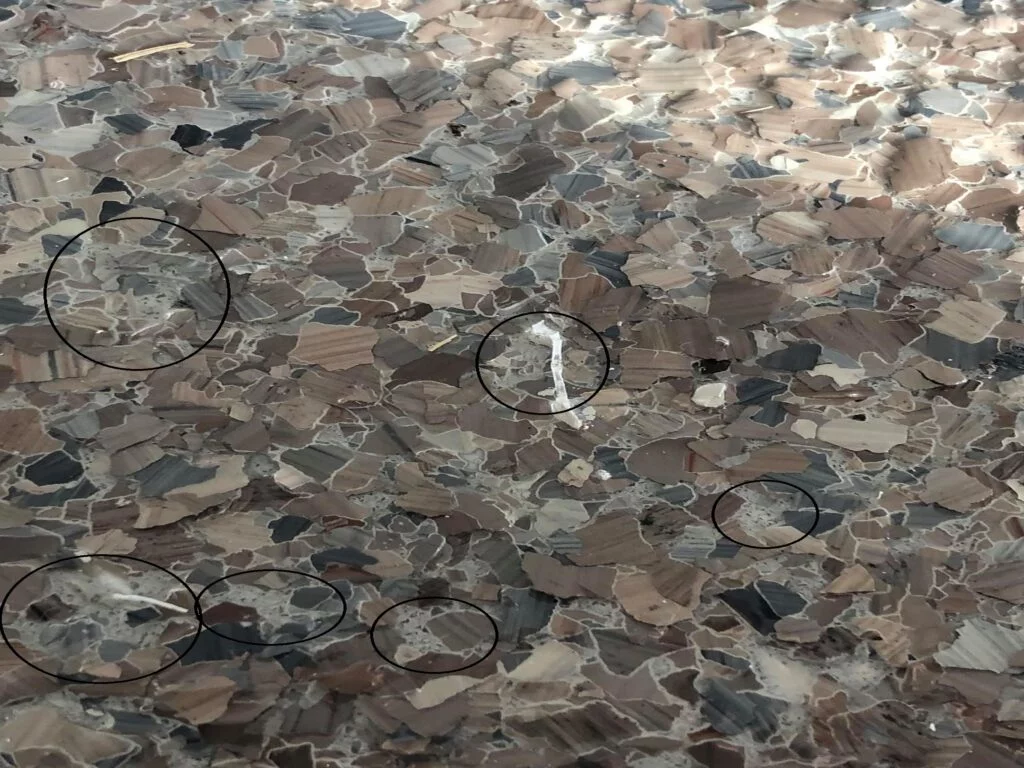 One Day garage epoxy floor install bald spot.