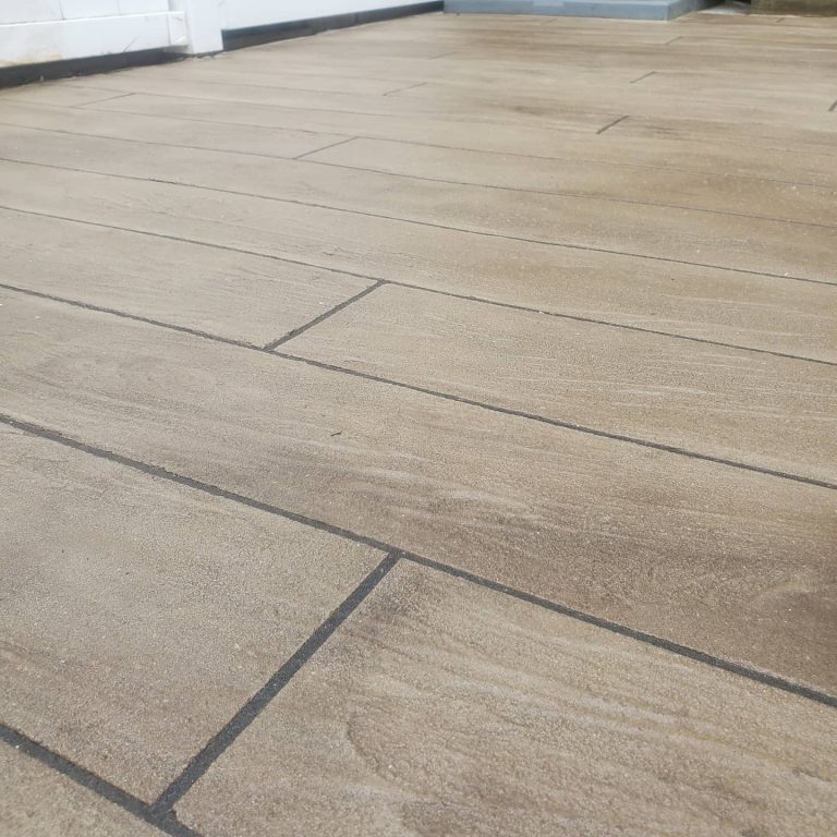 Rossi Decorative Concrete & Epoxy Back Patio Wood Look Concrete